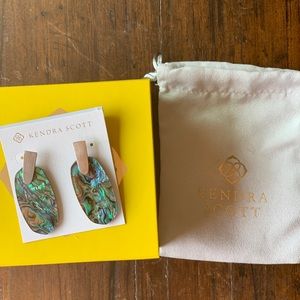Kendra Scott Abalone Shell Earings